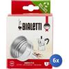 Bialetti 6x Bundle Bialetti Imbuto Moka 3 Tazze