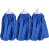 Does not apply 3 LAVAPAVIMENTI in Microfibra 200 GR Blu Pulizia Pavimenti, Maxi MOP, MOCIO. per