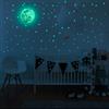 Simple Solutions Adesivi murali fai da te bagliore nel buio stelle luminose e luna pianeta spazio