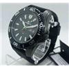 Lorenz OROLOGIO UOMO LORENZ DAY DATE PROFESSIONAL DIVER, TOTAL BLACK,CINTURINO IN GOMMA