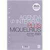 Miquelrius - Ricarica agenda anelli 16 mesi (Settembre 2022 Dicembre 2023) - Giorno per Pagina - Dimensioni Plus 155 x 213 mm (circa A5) - Italiano, bianco, MR24090