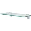 Spirella, Collezione Grey Max Light, Balda 60 x 17,5, metallo cromato e vetro di sicurezza, Grande