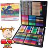 tebianoutlet Valigetta Colori Pittore 288 pz Colori Pittura Pastelli Acquerelli Professionale