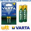 VARTA 2 batterie ricaricabili AAA Ministilo VARTA 1000 mAh