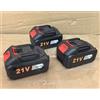 3 Batterie 21 V 4.000 MAH COMPATIBILI 3 Batteria 21 V 4.000 MAH Da Motosega Sega Trapano Decespugliatore Idropulitrice