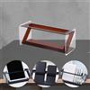 Porta Telecomando Acrilico Supporto Organizer Scrivania Portariviste Espositore