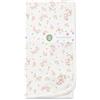 Little Me Baby Girls' Scroll Tag Along Blanket, Ivory Print, One Size
