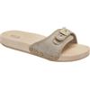 Dr. Scholl's Scholl Pescura Flat Flex, Sandali Donna, Beige, 35 EU