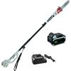 IKRA 51800360 potatore telescopico IAAS 40-25, incl. Batteria e Caricabatterie, Lunghezza della Lama 25cm, Durata Max. 95 Minuti, 40 V
