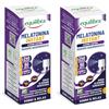 Equilibra Melatonina Liposomiale Spray, Bipack 480 Spruzzi, 120 Notti | Assorbimento Rapido, Riduce il Tempo per Prendere Sonno, per il Jet-Lag, Senza Glutine e Senza Lattosio, adatto ai vegani