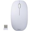 Nakabayashi (Nakabayashi) Mouse wireless Digio2 compatibile con batterie AA e AAA bianco