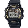 Casio Orologio digitale da uomo Casio W-735H-1A2 sveglia a vibrazione 100M resisten...