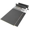 Emuca - Kit cassetto per cucina o bagno con pannelli inclusi e guide con estrazione totale con chiusura soft, altezza 93 mm per modulo 900 mm e profondità 500 mm, grigio antracite.