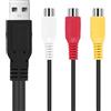 No da USB A 3RCA da USB Femmina A 3 Rgb Video AV Composito Converti2447
