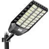 Does not apply 2000W Lampione Solare Led Esterno Con Telecomando, IP66 Impermeabile Lampada Str