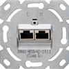 Kopp Inserto CAT6, 2 x 8, schermato, adatto per sezione cavo AWG 22 e 23, confezione da 10 pezzi, 920100004