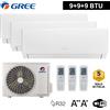 Prodotti KIT Climatizzatore inverter PULAR trial split Wi-Fi 9000 + 9000 + 9000 Btu GREE R32