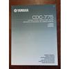 Yamaha Manuale Istruzioni Yamaha CDC 775 CD Player Compact Disc Libretto Uso Vintage