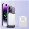CARICATORE IPHONE WIRELESS APPLE POWERBANK PORTATILE MAGSAFE BATTERIA MAGNETICA