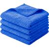 AUTO-PLAST PRODUKT APP MF Cloth - Panni in Microfibra ad Alta Assorbenza per Auto 40×40 cm, 380 g/m² | Ideali per Rimuovere Cera e Polish | Pulizia Senza Aloni e Senza Graffi | Confezione da 3 Panni Blu