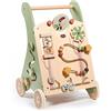 Tiny Love Carrello Primi Passi in Legno, Primi Passi 2 in 1, Boho Chic | 12 Giochi Interattivi, Dai 18 Mesi, Supporta le Capacità Motorie, Sviluppo Cognitivo, Design Naturale