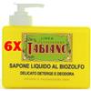 Tabiano 6 X Tabiano Sapone Liquido Mani Al Biozolfo Dispenser 250 Ml - Specialita' Di S