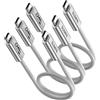 SUMPK 240W USB C a USB C cavo 60cm corto USBC a USBC cavo compatibile con iPhone