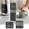 Macchina per il caffè portatile, macinacaffè elettrico compatto per picnic,
