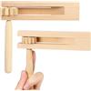 NHPY 2 Pezzi Strumenti Musicali Bambini Cricchetto in Legno Raganella Legno