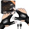 KEZKALS Regalo Uomo Guanti con Luce LED Idee Regalo Uomo Natale Guanto Torcia A