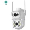 K2 STORE TELECAMERA ESTERNA ICSEE CAMERA PTZ WIFI DOPPIA LENTE SMART ZOOM WATERPROOF