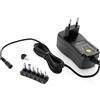 Poppstar Alimentatore Universale Regolabile CA CC 9V 12V 13,5V 15V 18V 20V 24V