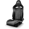 Sparco Sedile Sportivo SP-R Similpelle Nero/Microfibra (Schienale in Poliestere Regolabile)