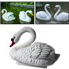 Decorazione del cigno galleggiante per da giardino Figurina del cigno