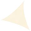 Outsunny Tenda a Vela Triangolare Parasole in HDPE per Spazi Esterni 3x3x3 m