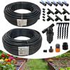 acquaverde Kit Irrigazione a Goccia da 50 mq per Orto e Giardino con Ala Gocciolante ø 16
