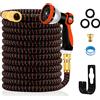 Yofidra Tubo Flessibile da Giardino 45m/150ft Tubo Estensibile con 10 Ugelli di Spruzzo