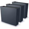 IMJ-Global IMJ Global Set di 3 Vasi per Fiori Piante Rettangolari Urbi Case T In Plastica