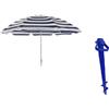 G.T.R G T R OMBRELLONE MARE SPIAGGIA PISCINA CON CUSTODIA D 165 PICCHETTO FORATERRA