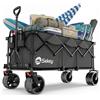 Sekey XXXL Carrello Spiaggia Ruote Grandi 300L 200KG Carrello Pieghevole con