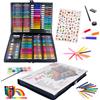 KINSPORY 278 pezzi valigetta colori bambina pittura valigetta per bambini Set