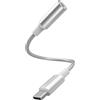Force Power Adattatore USB-C Maschio a Jack 3.5mm Femmina Rinforzato Intrecciato