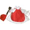 Portico Oca Chef Abito Decorativo Abbigliamento Oca Costume per Giardino Vacanze