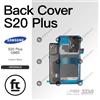 SAMSUNG SCOCCA POSTERIORE ORIGINALE S20 PLUS G985 COSMIC BLACK COVER RETRO