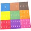 Arcobaleno magnetico Frazione Piastrelle, Visivo/Tattile di Apprendimento,