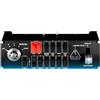 Logitech G Saitek Flight Switch Panel, Controller Interruttori di Simulazione Pofessionale ‎Pannello di Volo, Indicatori LED, Selettore Magnetico 5 Posizioni, Controllo ‎Realistico Carrello, PC - Nero