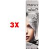 Vitalcare 3 X Vitalcare Vivid Color Silver Colorazione Capelli Tinta Semi Permanente 100