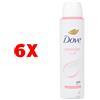 Dove 6 X Dove Deodorante Spray 48h Powder Soft 150 Ml