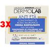 Dermolab 3 X Dermolab Viso Anti Eta' Crema Rimpolpante Acido Ialuronico Tutti I Tipi Di