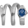 Just Cavalli Orologio Donna JUST CAVALLI SIGNATURE JC1L370M0025 Acciaio Blu Serpente